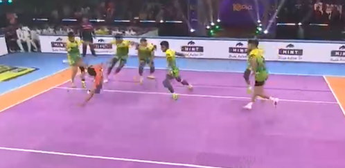 BACK KICK #PROKABADDI