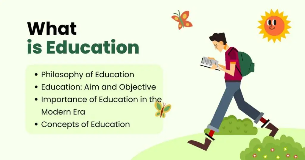 what is education and concept of education